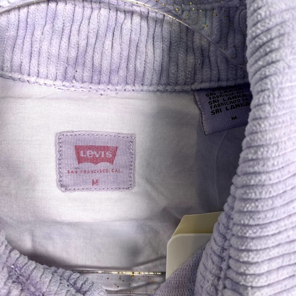 Levi's Fresh - NWT Jovi Relaxed Shirt in Lavender/Purple‎ Garment Dye Unisex M - Picture 4 of 6